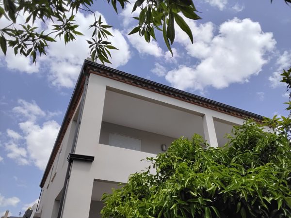 2 en 1 eaux de pluie terrasse et toit même descente